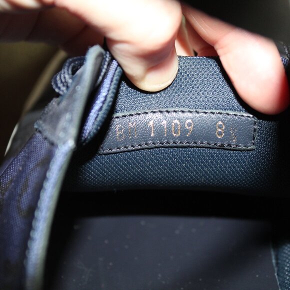 Louis Vuitton Camo Tattoo Cloth Suede Low Top Trainers Sneakers Men's 9.5 /Wm 11 - Picture 8 of 9